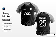 Jersey Mockup, a Shirt Mockup by SLAB! Design (Thumbnail 1 of 2)