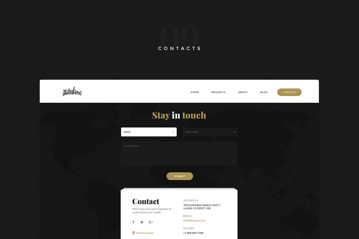 -50% Sale. Milestone UI Kit, an UI Kit Template by kavoon (Photo 15 of 17)