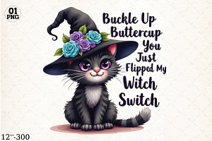 You Flipped My Witch Sublimation, a Graphic by Libby Wishes
