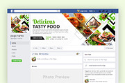 Food Facebook Cover Bundle, a Marketing Template by Photoshop Action (Thumbnail 3 of 13)