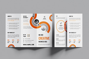Corporate Tri Fold Brochure, a Brochure Template by MightyDesign