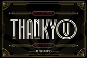 Decola Art Deco Typeface, a Serif Font by alit design (Thumbnail 15 of 15)
