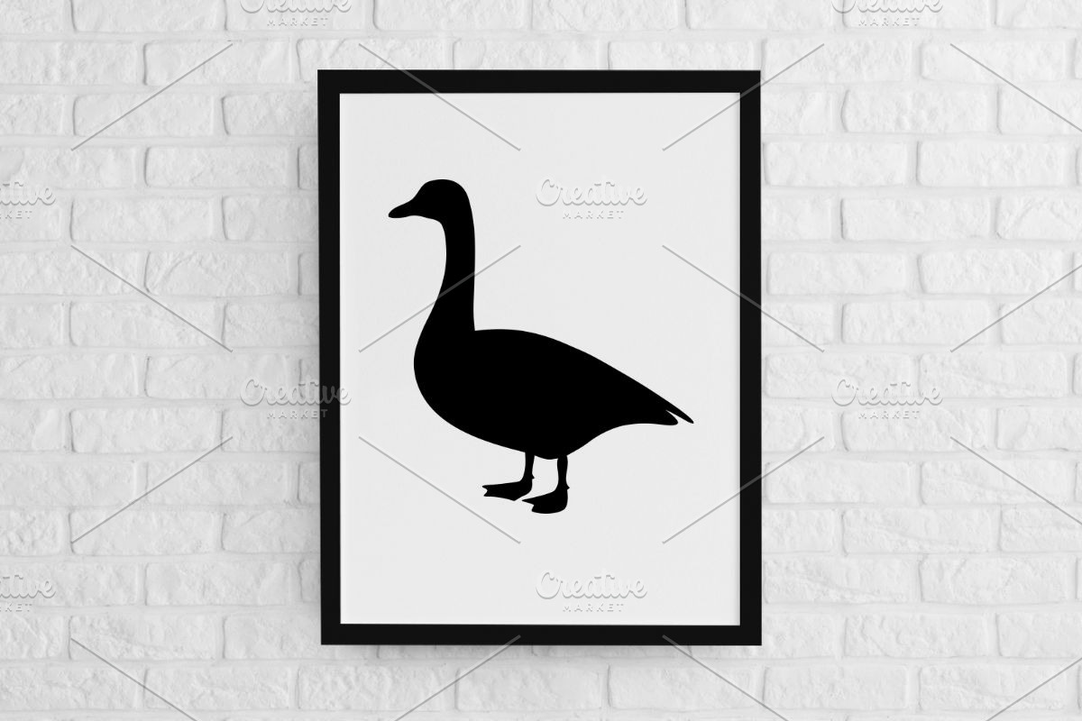 Goose Silhouette SVG, an Animal Illustration by newminddesign (Photo 2 of 3)