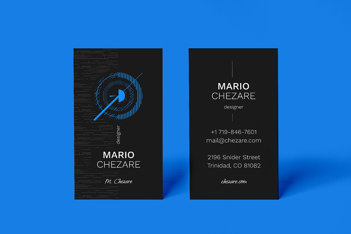 Chezare B. 8 Business Card Templates, a Business Card Template by le-genda (Photo 6 of 9)