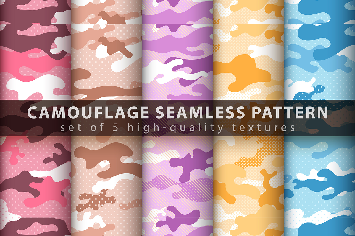 35 Camouflage Military Patterns, a Pattern Graphic by ThePhoton (Photo 5 of 7)