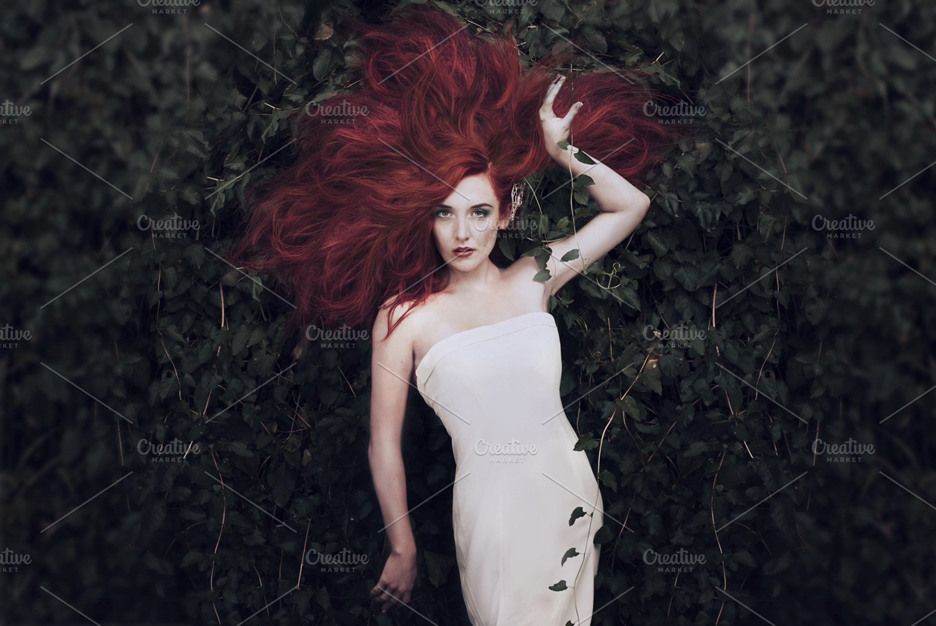 Ivy Woman in white dress