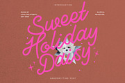 Aliday - Holiday Handwriting Type, a Handwritten Font by delipensil (Thumbnail 4 of 8)