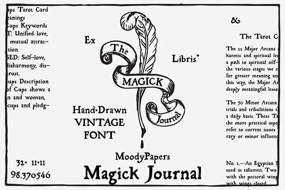 Magick Journal - Hand Drawn Font preview 7