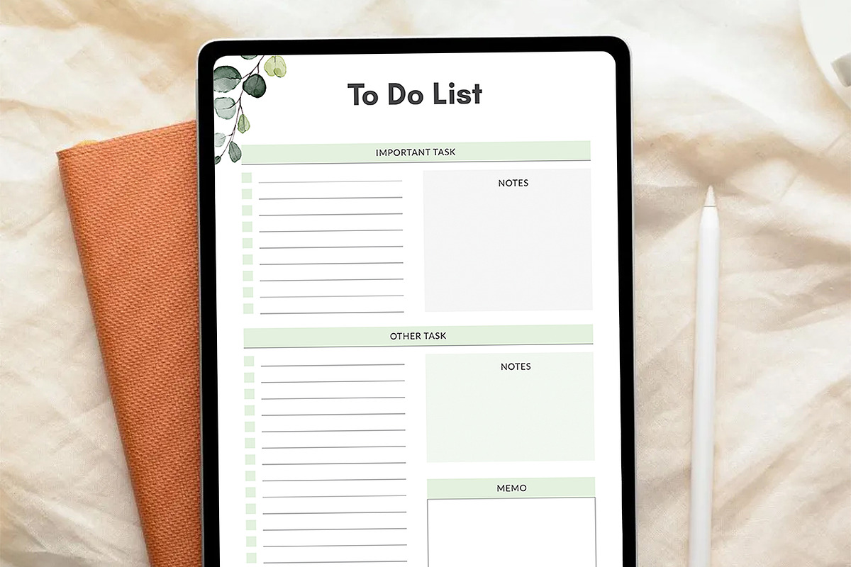 Canva Digital Planner Template, a Stationery Template by DesignDevisers (Photo 5 of 11)