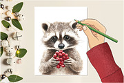 Woodland Animals Clipart, an Illustration by Design Market (Thumbnail 5 of 5)