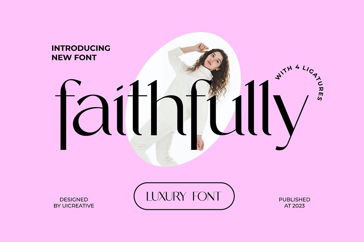 Faithfully Luxury Serif Font, a Serif Font by UICreative (Photo 1 of 12)