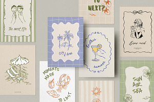 Travel Print Posters, an Object Graphic by DesignThatMatters