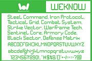 Hyper System font, a Font by weknow (Thumbnail 4 of 8)