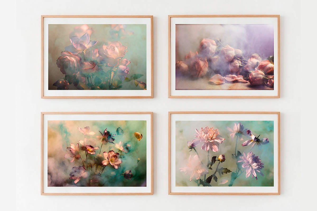 Flowers in a mysterious haze, a Decorative Illustration by O m N i  Studio (Photo 7 of 18)