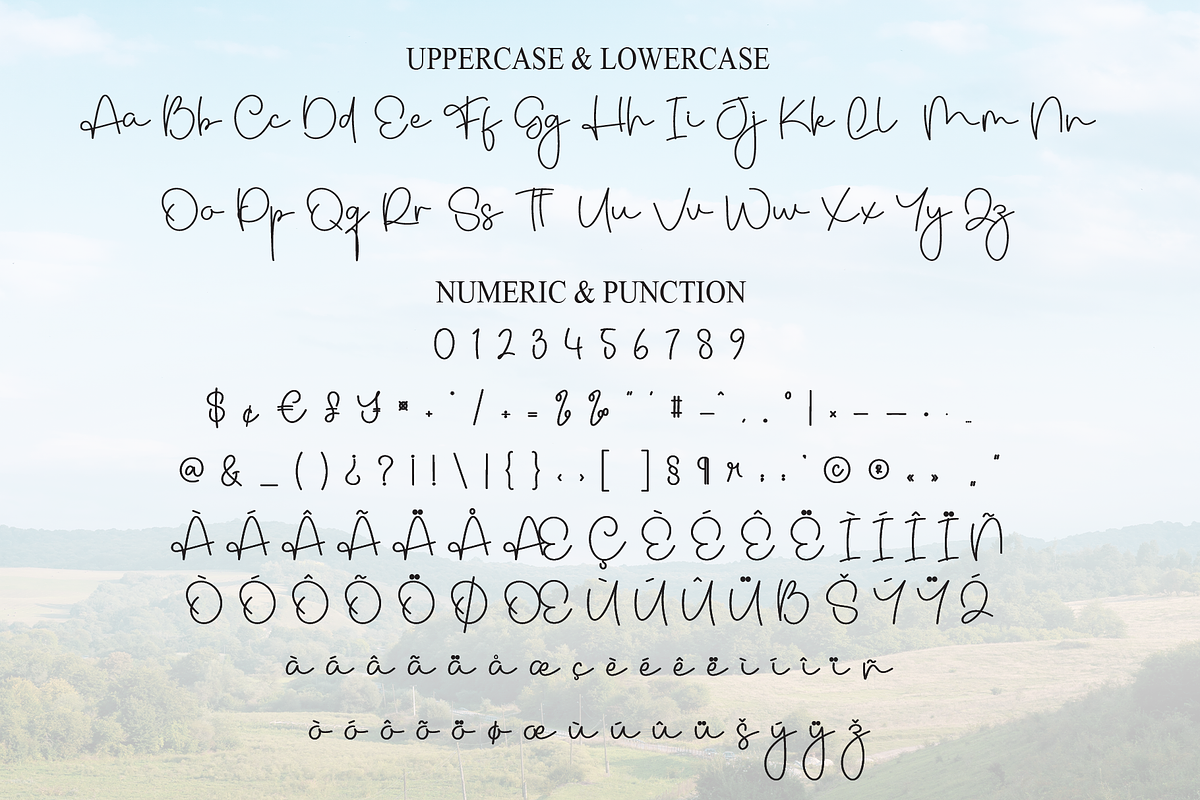 Montana | Script Font, a Handwritten Font by Scratchones (Photo 7 of 9)