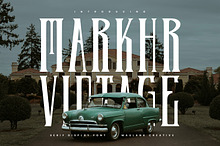 Markhr Serif Vintage Display Font