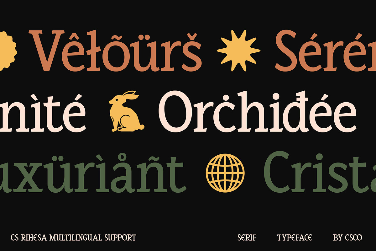 CS Rhesa – Classic Font, a Serif Font by Craft Supply Co. (Photo 6 of 8)