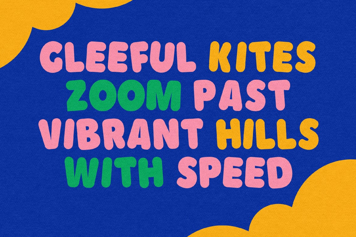 Bouncejoy, a Sans Serif Font by graphicook (Photo 5 of 10)