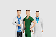 Scientist Men, a Characters & Person 3D Model by Studio Ochi (Thumbnail 1 of 8)