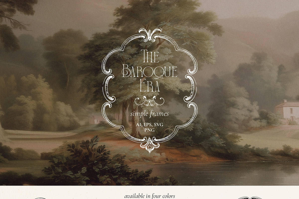 The Baroque Era- Vintage Vector set, a Decorative Illustration by Pamyatka Shop (Photo 19 of 23)