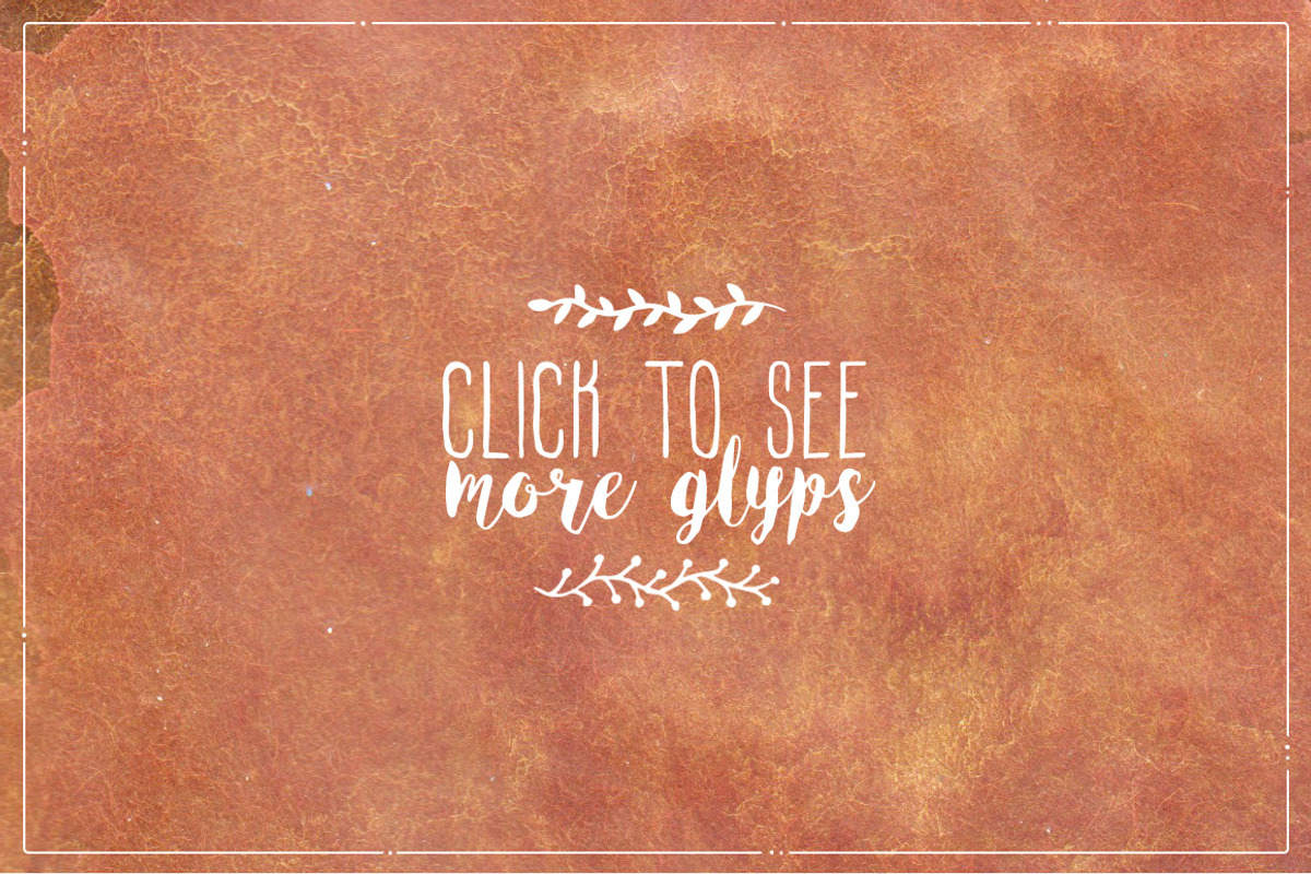Angeline Font + SWASHES preview 3