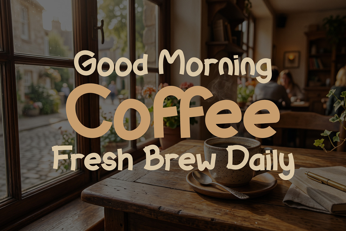 Philosofee – Cute Fun Display Font, a Handwritten Font by Mockmenot (Photo 2 of 6)