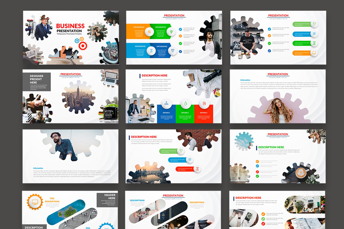 Business Powerpoint Presentation, a Presentation Template by Graphicgo