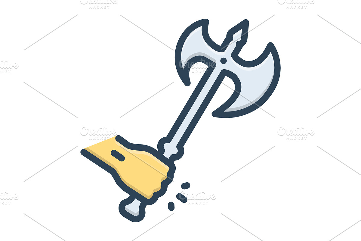 Battle fight color icon, a Duotone Icon by Creative priyanka