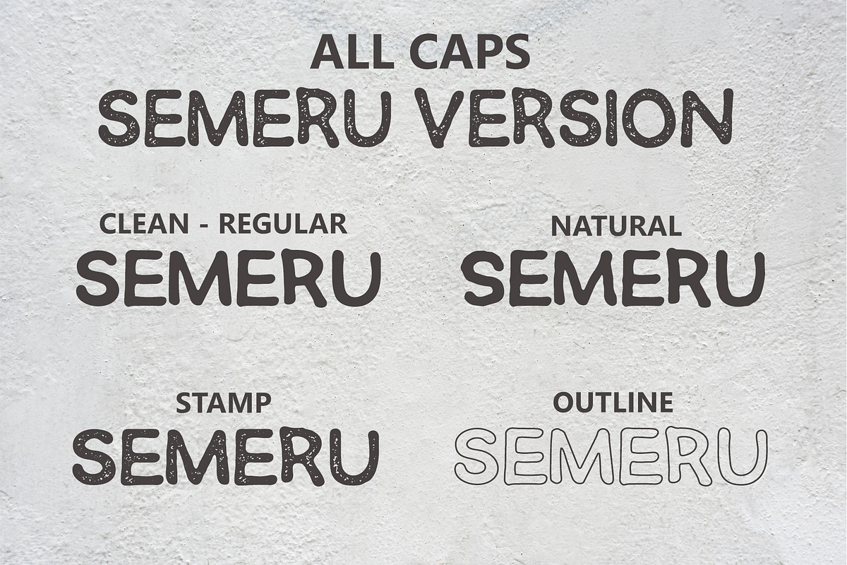 SEMERU - HANDWRITTEN SANS FONT, a Sans Serif Font by Wellscript Studio (Photo 11 of 13)