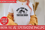 Keep Your Bike High and Your Head Hi, an Object Graphic by CrexoraLab (Thumbnail 2 of 3)