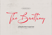 The Baethmy | Handwritten Script, a Script Font by Denustudios (Thumbnail 1 of 13)