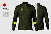 Men's Polar Jacket, a Hoody Mockup by Mildstudio (Thumbnail 2 of 7)