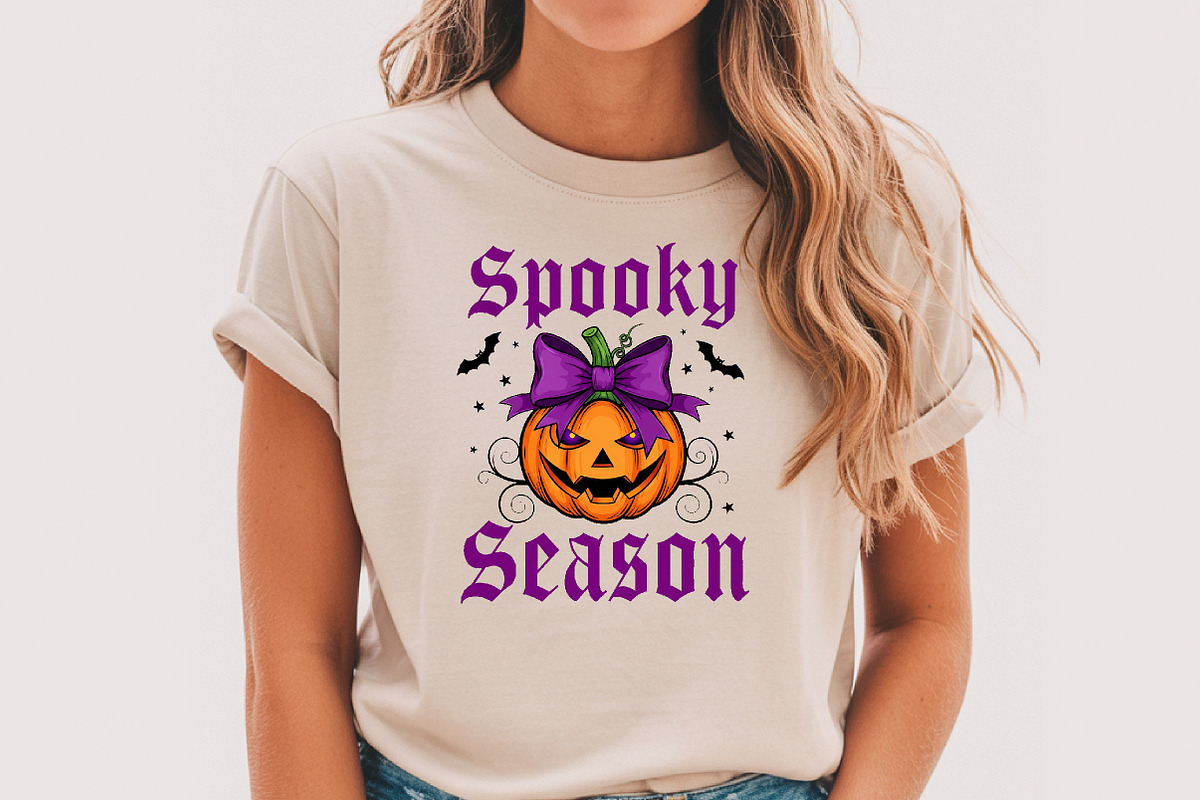 Spooky Season Png, Retro Halloween, an Illustration by Watercolor design (Photo 3 of 3)