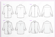 Vector Shirt Design Set, an Illustration by HYDNSTUDIO (Thumbnail 4 of 9)