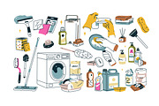Clean products, household tools set, an Object Illustration by Good Studio (Thumbnail 3 of 5)