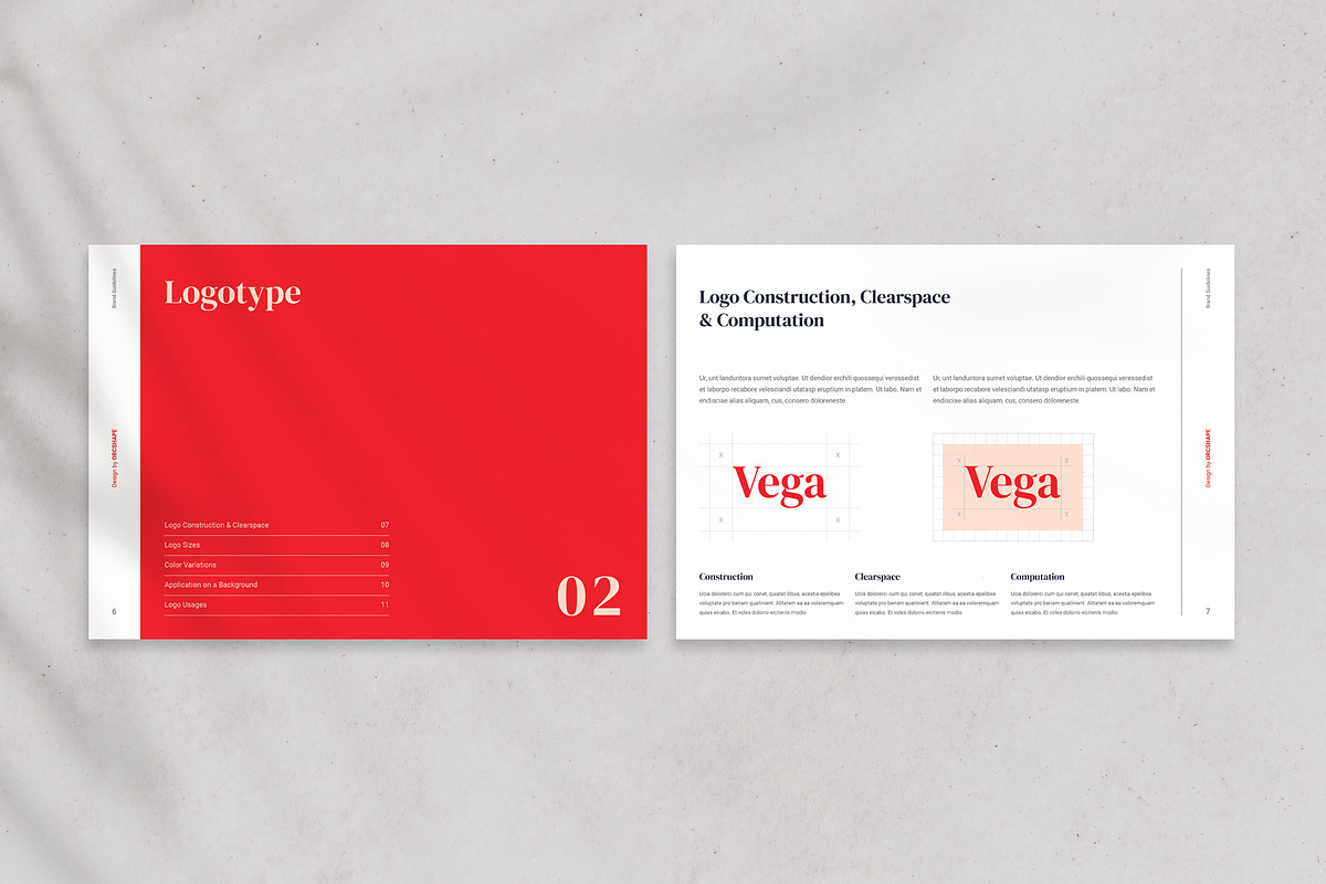 Brand Guidelines | Canva, InDesign, a Brochure Template by Orcshape Studio (Photo 4 of 14)