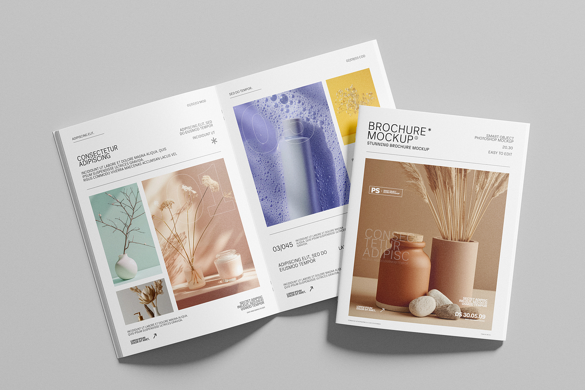FOLIO / US Letter Brochure Mockup, a Books & Magazine Mockup by Toasin Studio (Photo 6 of 8)
