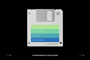 Floppy Disk Mockup Template Bundle, a Product Mockup by PrintPixel (Thumbnail 14 of 28)