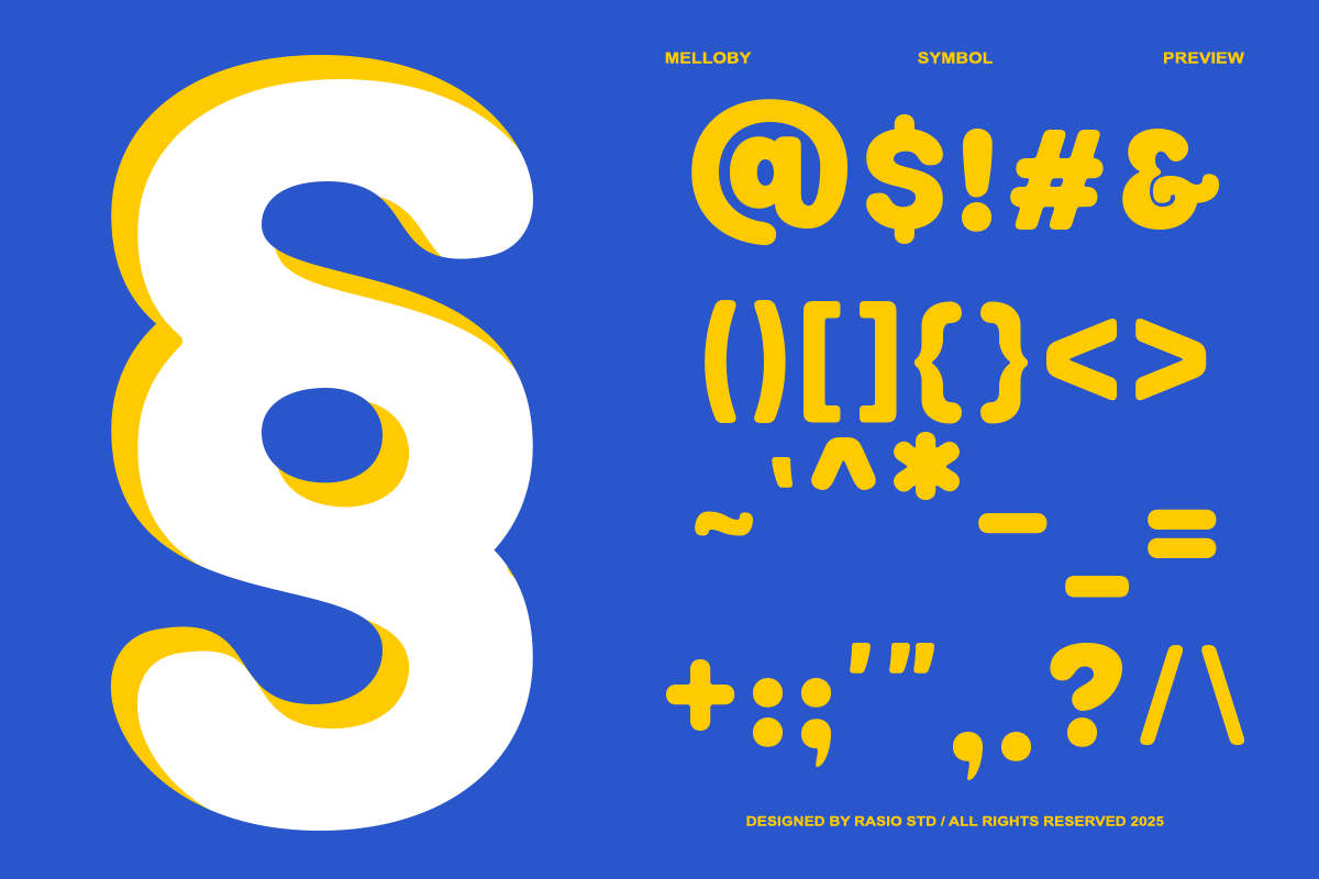 Melloby Playful Rounded Sans Font, a Sans Serif Font by Rasio Studio (Photo 5 of 9)