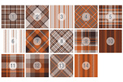 #61 Beige & Brown Pattern Plaids, a Pattern Graphic by Plaid4You (Thumbnail 2 of 8)