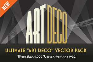 Ultimate "Art Deco" Vector Pack