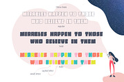 Poster Modern Scandinavian Font, a Font by Happy Letters (Thumbnail 3 of 7)