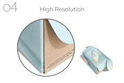 Front Tuck Mailing Box Mockup, a Packaging Mockup by Sheikhadesign (Thumbnail 5 of 11)