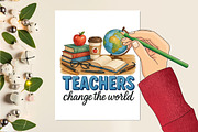 Teachers Change The World Png, a Seasonal Illustration by Rose Art (Thumbnail 2 of 4)