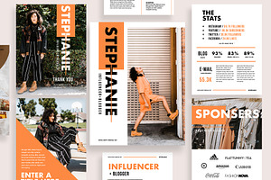 Influencer Media Kit PP & Canva