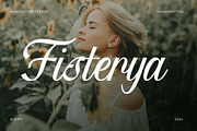 Fisterya Elegant Handwritten Font, a Handwritten Font by RantautypeStudio (Thumbnail 1 of 16)