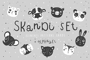 Scandi Animal Set - Vol.1 ♥