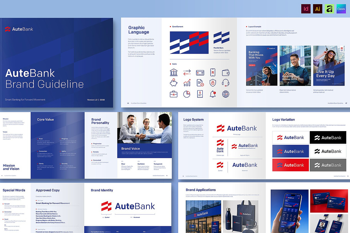 Brand Guidelines Template, a Brochure Template by BrandPacks (Photo 1 of 7)