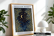 William Morris Night Wall Art, a Decorative Illustration by elfy creative (Thumbnail 5 of 6)