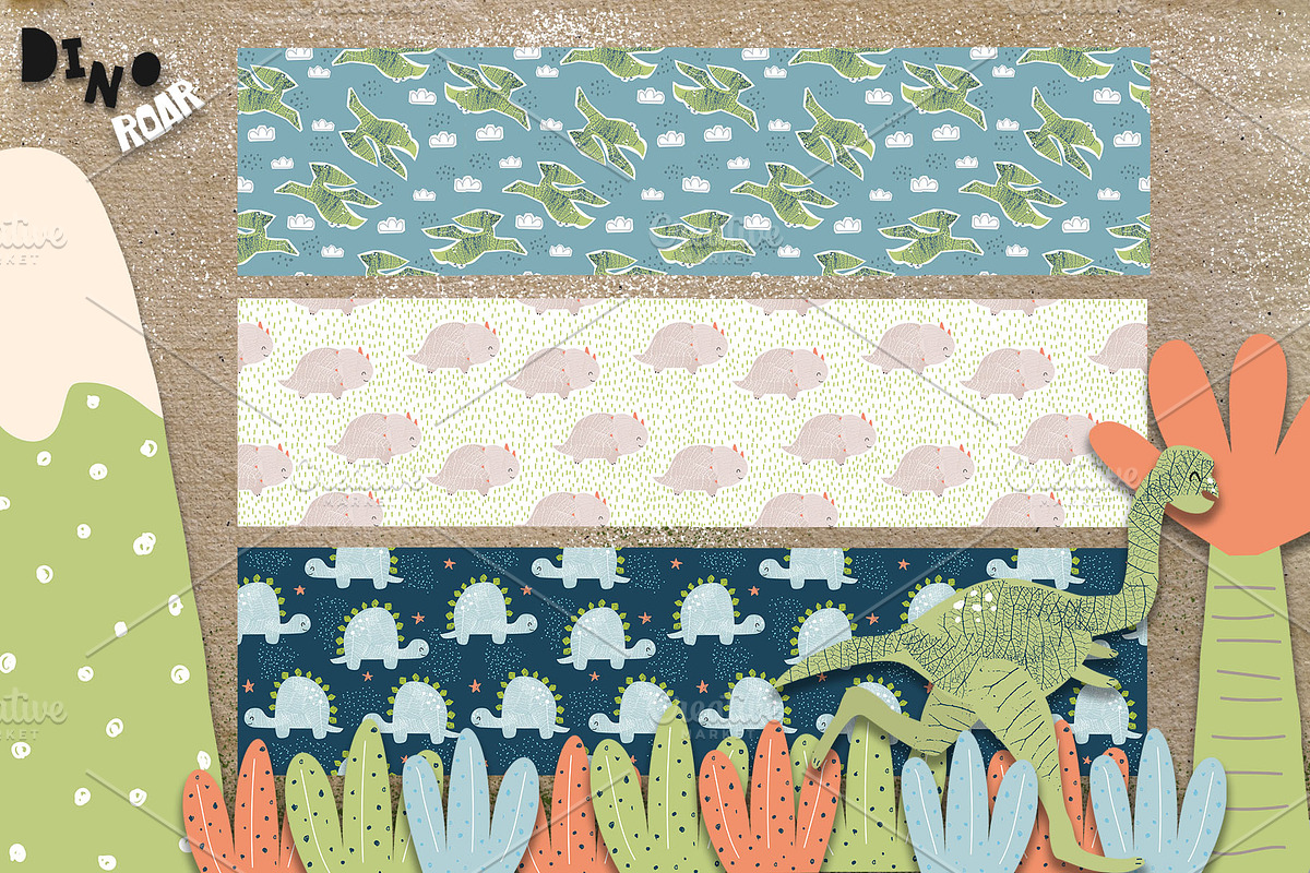 Dino ROAR, an Animal Illustration by Viktoria Siarova (Photo 4 of 6)